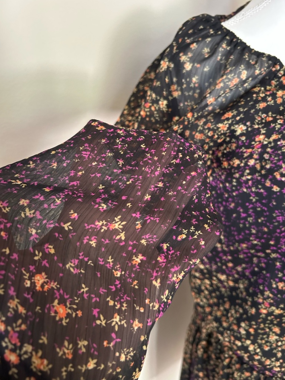 Jessica Simpson Sheer Black Floral Dress - Picture 5 of 11